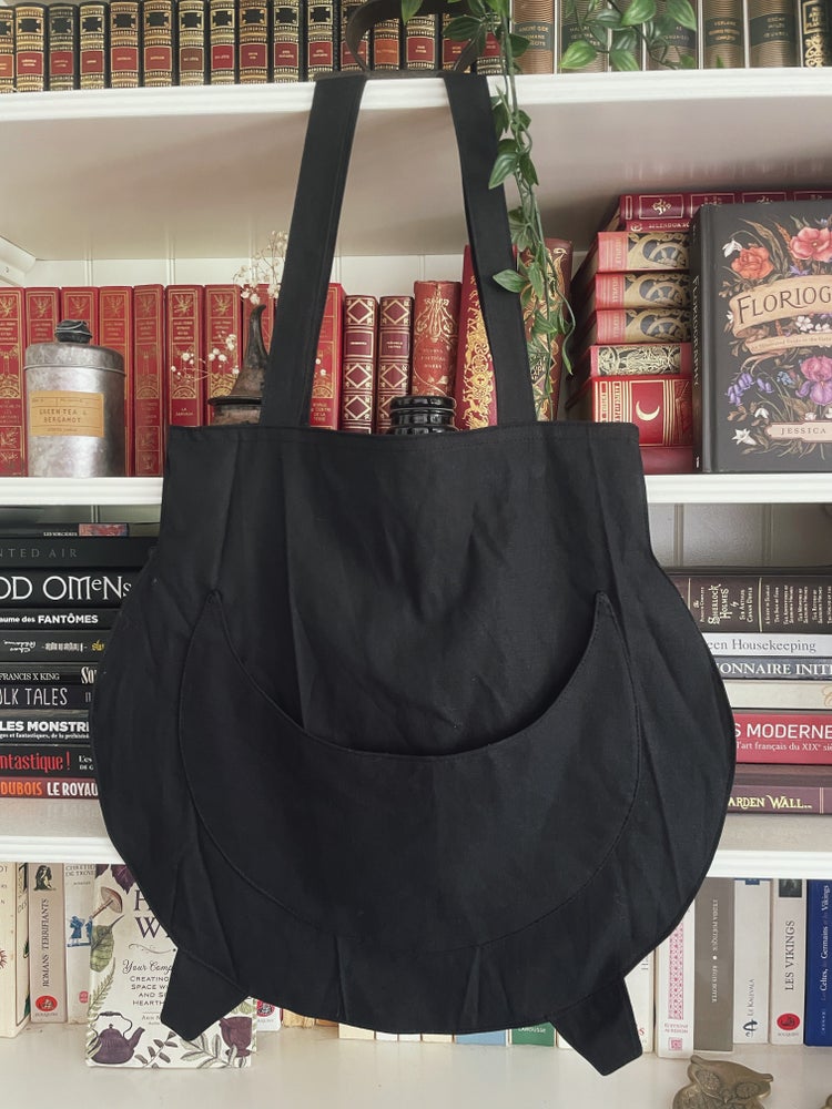 OVERSIZED Cauldron & Moon Tote Bag